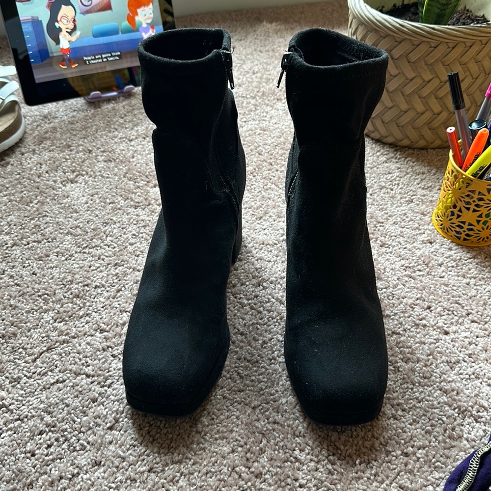 Black booties